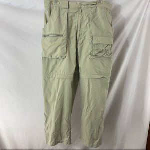 Cabelas Guidewear Khaki convertible pants